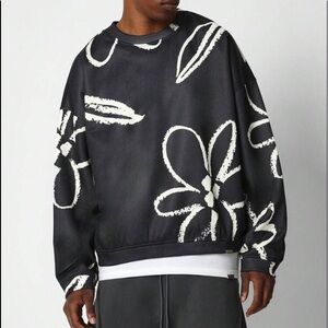 Men’s vintage crewneck sweatshirt with print - XS